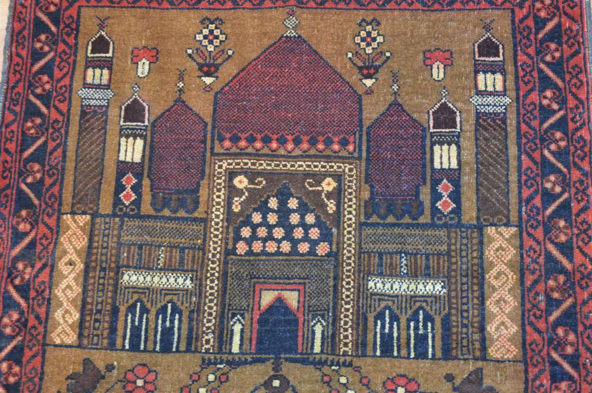 2' 7" x 4' 2" Afghanistan Belouch Rug image 2