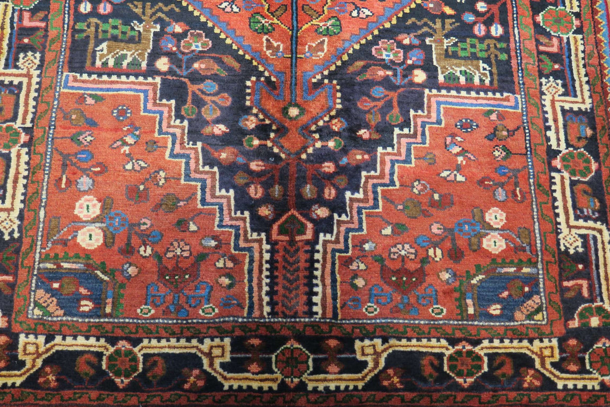 4' 1" x 6' 9" Persian Hamadan Rug image 8