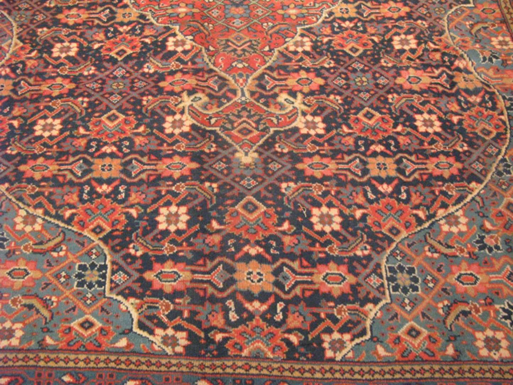 7' 3" x 10' 0" Persian Sarouk Rug image 6