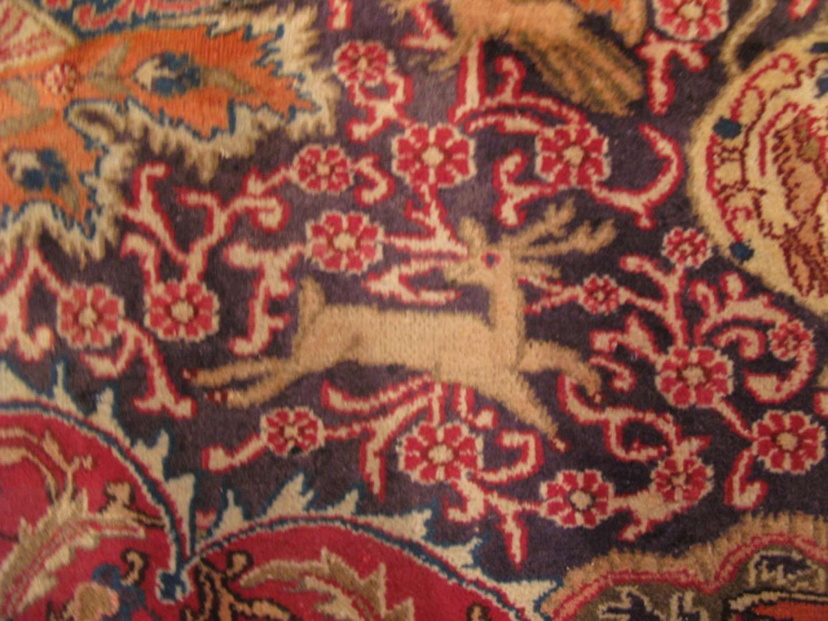 9' 7" x 12' 9" Persian Kashmar Rug image 4