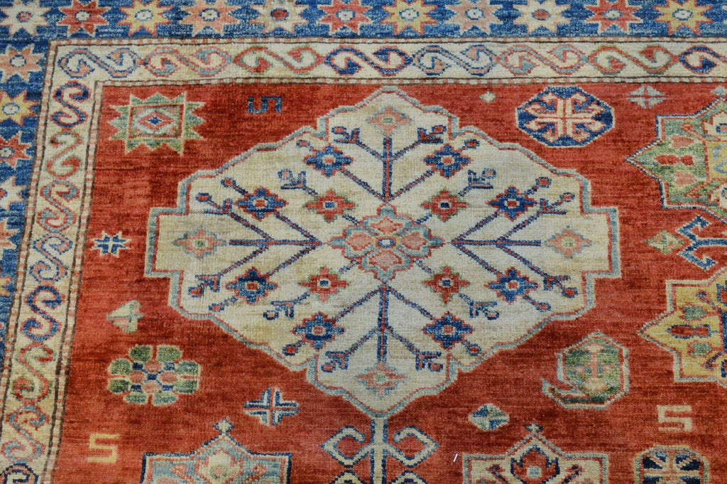 10' 1" x 10' 5" Pakistan Kazak Rug image 3
