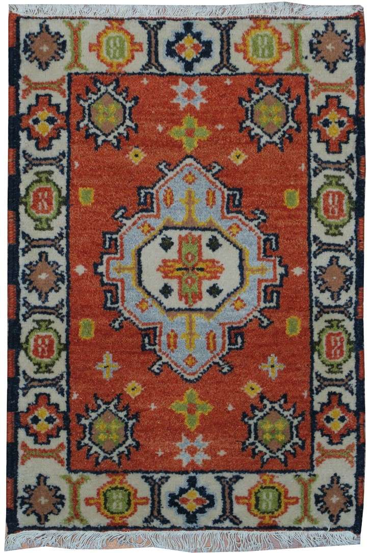 2' 0" x 3' 0" India Kazak Rug image 0