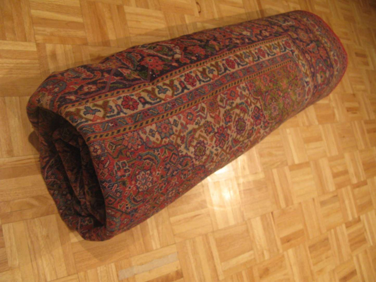 8' 4" x 11' 7" Persian Sarouk Rug image 11