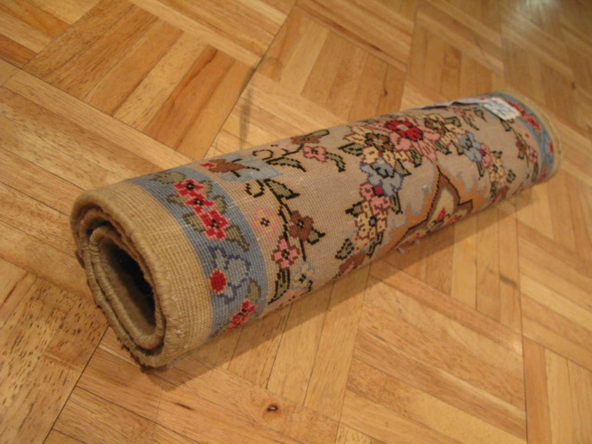 1' 8" x 2' 0" Vintage Varamin Rug image 11