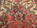 7' 0" x 10' 7" Vintage Heriz Rug image 3