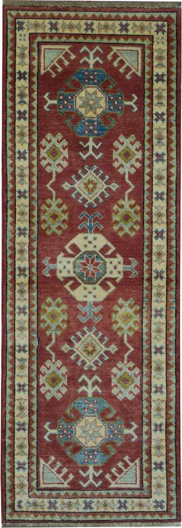 2' 1" x 6' 2" Pakistan Kazak Runner image 0