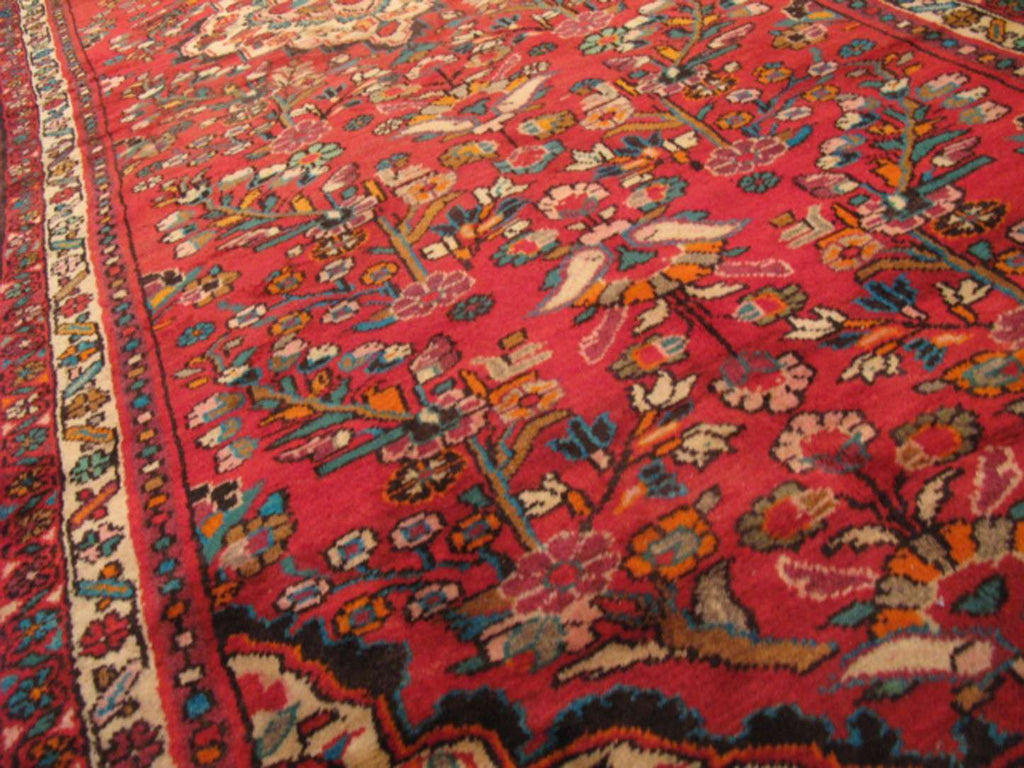3' 6" x 10' 3" Vintage Hosseinabad Runner image 10