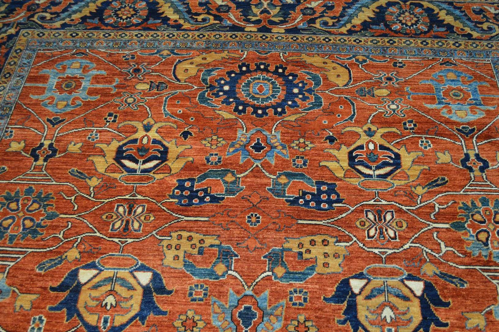 9' 2" x 12' 2" Pakistan Serapi Rug image 5