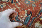 11' 8" x 14' 8" India Serapi Rug image 11