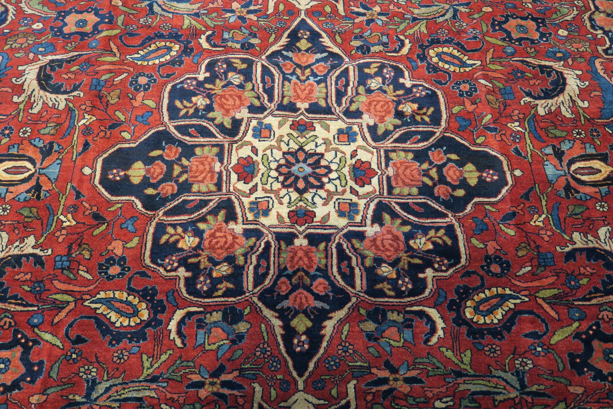 11' 9" x 9' 9" Persian Bijar Rug image 2