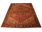8' 3" x 10' 9" Persian Heriz Rug image 0