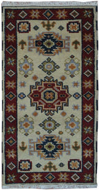 2' 0" x 4' 0" India Kazak Rug image 0