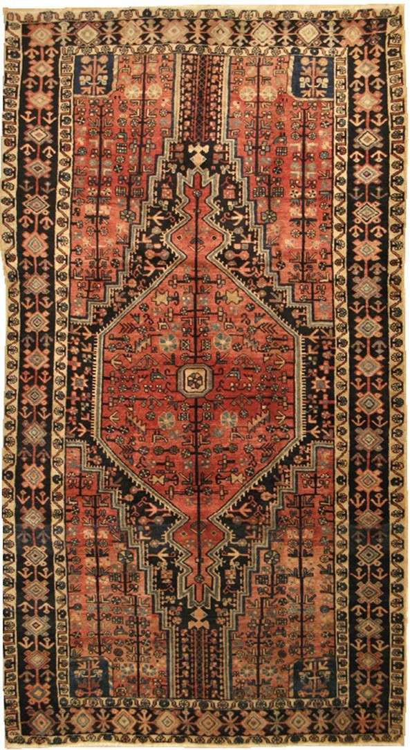 5' 5" x 10' 0" Persian Tuyserkan Rug image 0