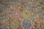 6' 8" x 9' 7" India Kilim Rug image 11