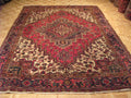 8' 0" x 10' 6" Persian Heriz Rug image 1