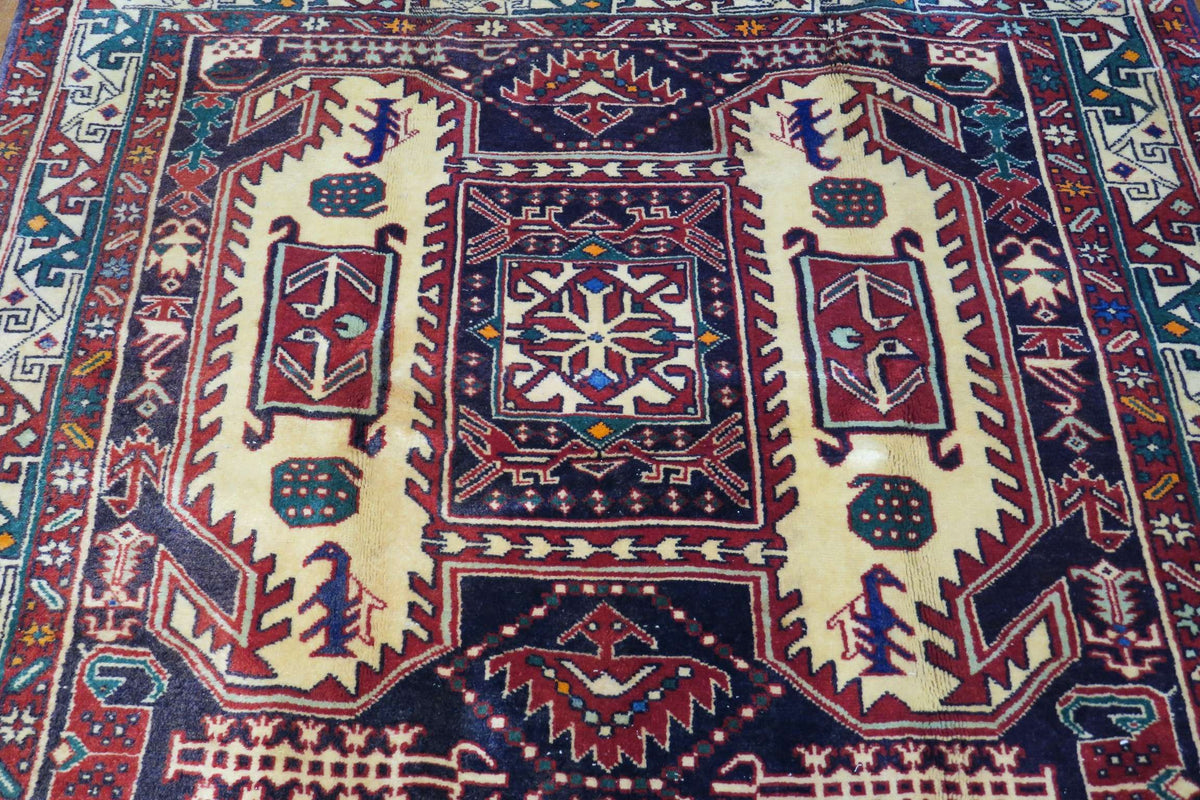 4'3'' x 10'1'' Persian Ardabil Runner image 11