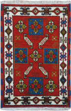 2' 0" x 3' 0" India Kazak Rug image 0