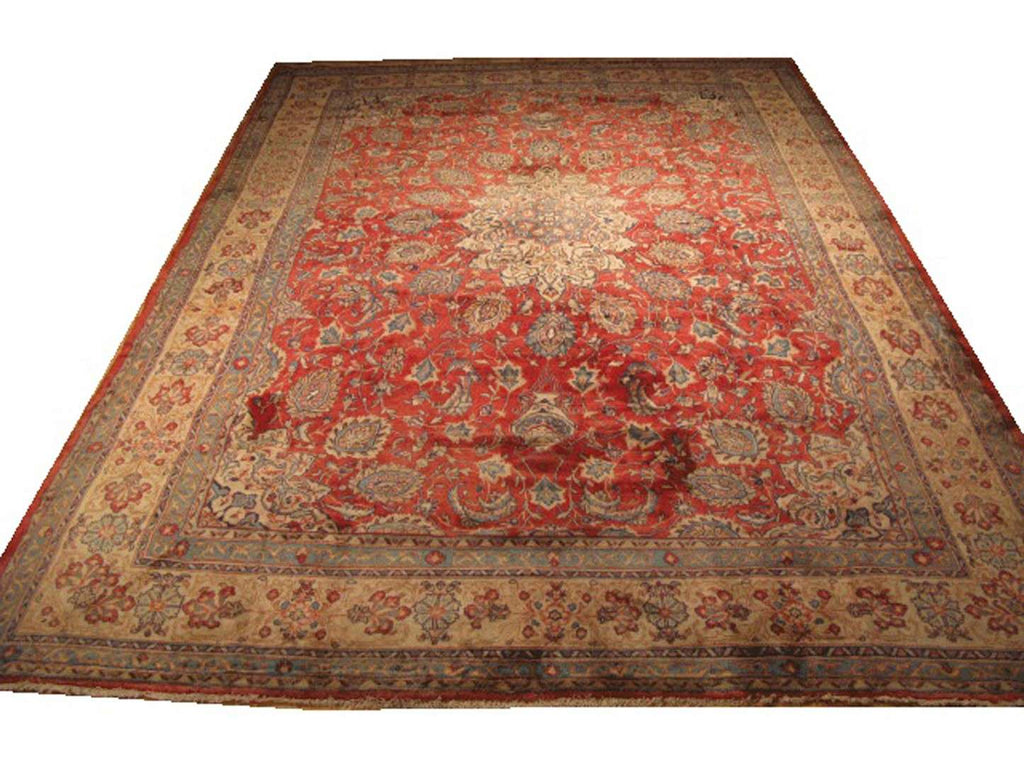 9' 0" x 13' 9" Persian Sarouk Rug image 0