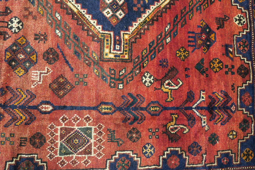 6' 9" x 7' 8" Persian Shiraz Rug image 0