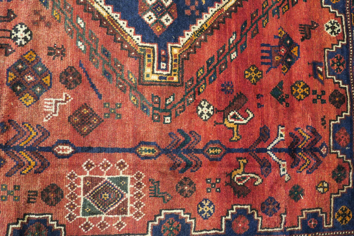 6' 9" x 7' 8" Persian Shiraz Rug image 0