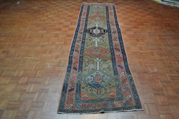 3' 3" x 12' 9" Persian Serapi Runner image 1