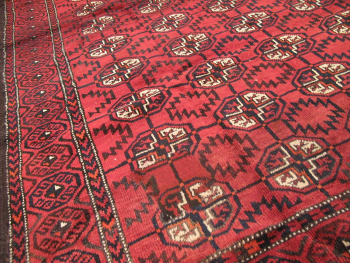 4' 0" x 6' 8" Persian Turkmen Rug image 6