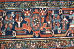 7' 8" x 10' 0" Persian Heriz Rug image 5