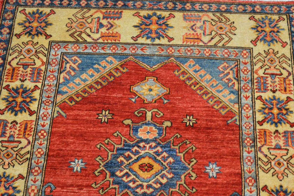 3' 5" x 5' 4" Pakistan Kazak Rug image 6