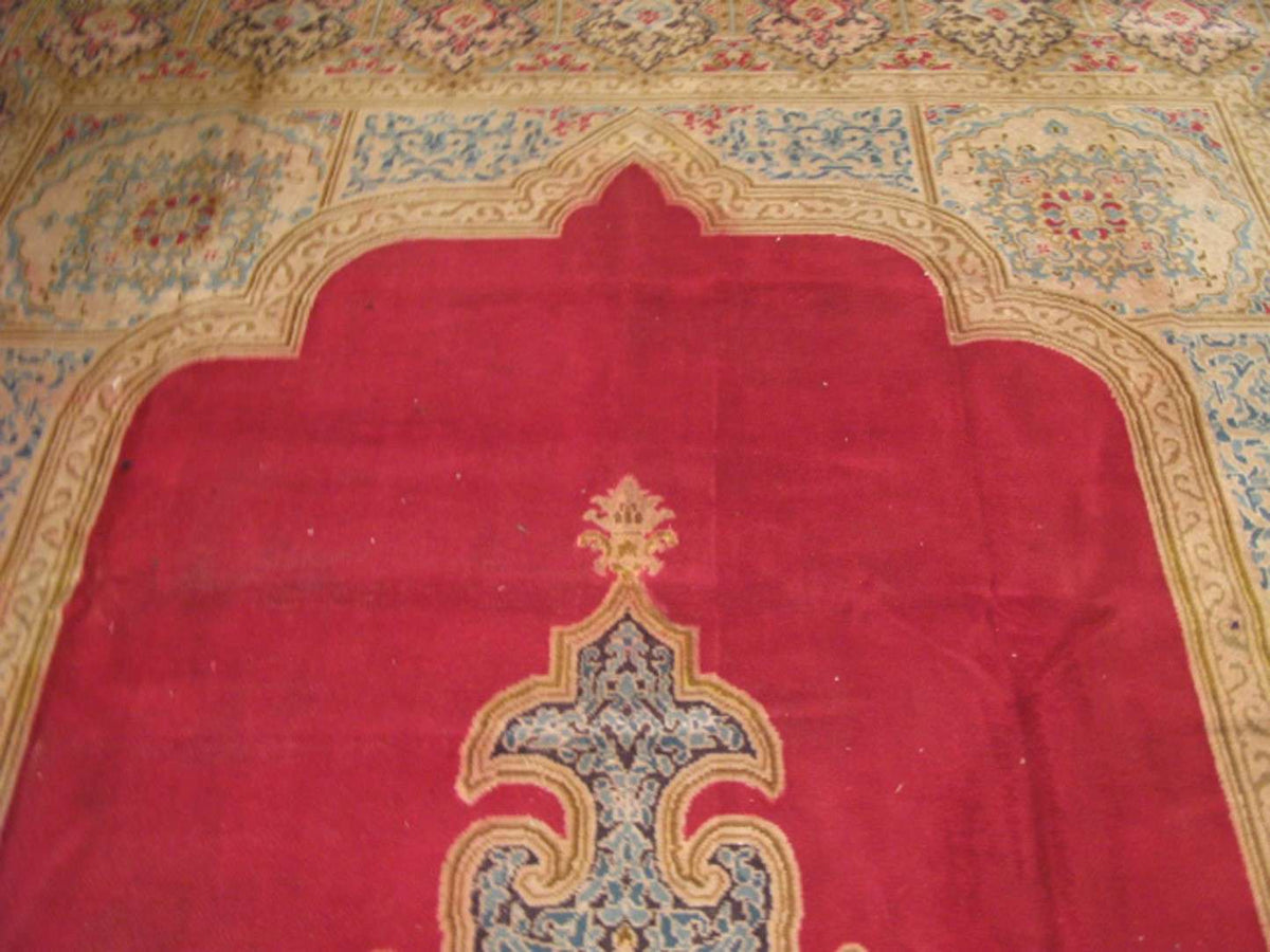 8' 9" x 12' 1" Persian Kerman Rug image 5