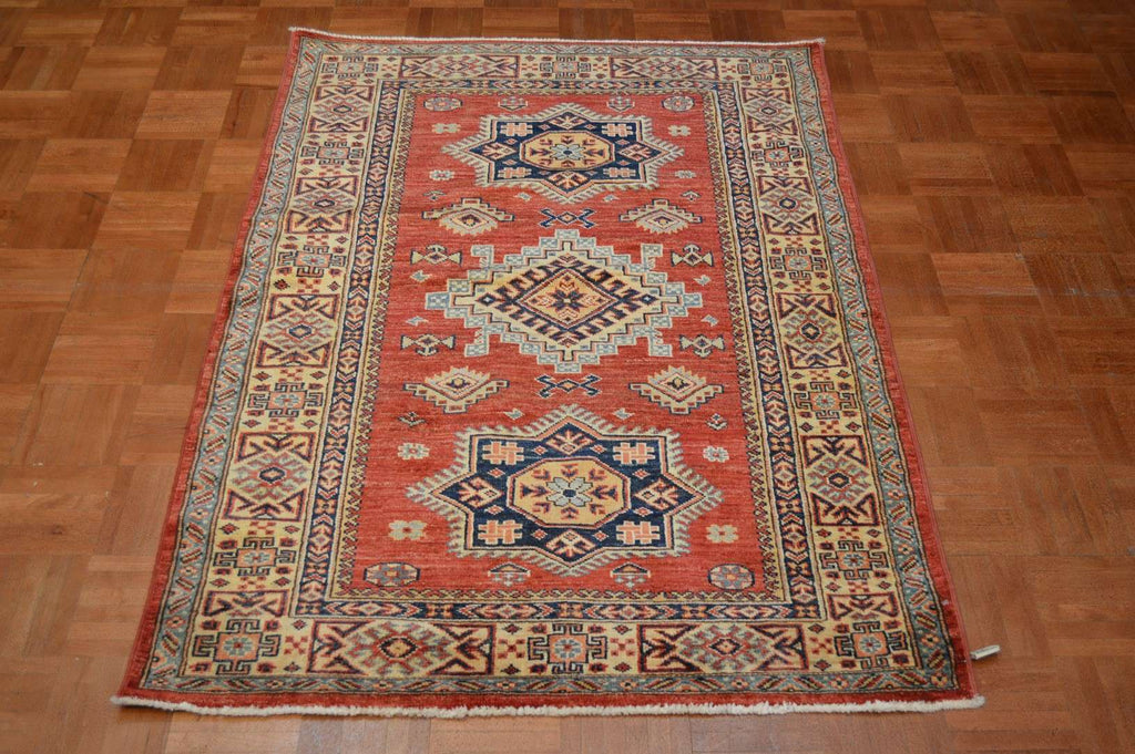 3' 5" x 4' 10" Pakistan Kazak Rug image 1