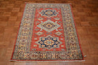 3' 5" x 4' 10" Pakistan Kazak Rug image 1