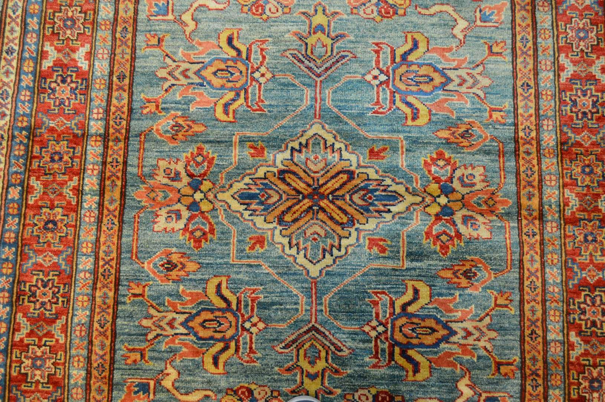 4' 0" x 6' 1" Pakistan Kazak Rug image 8