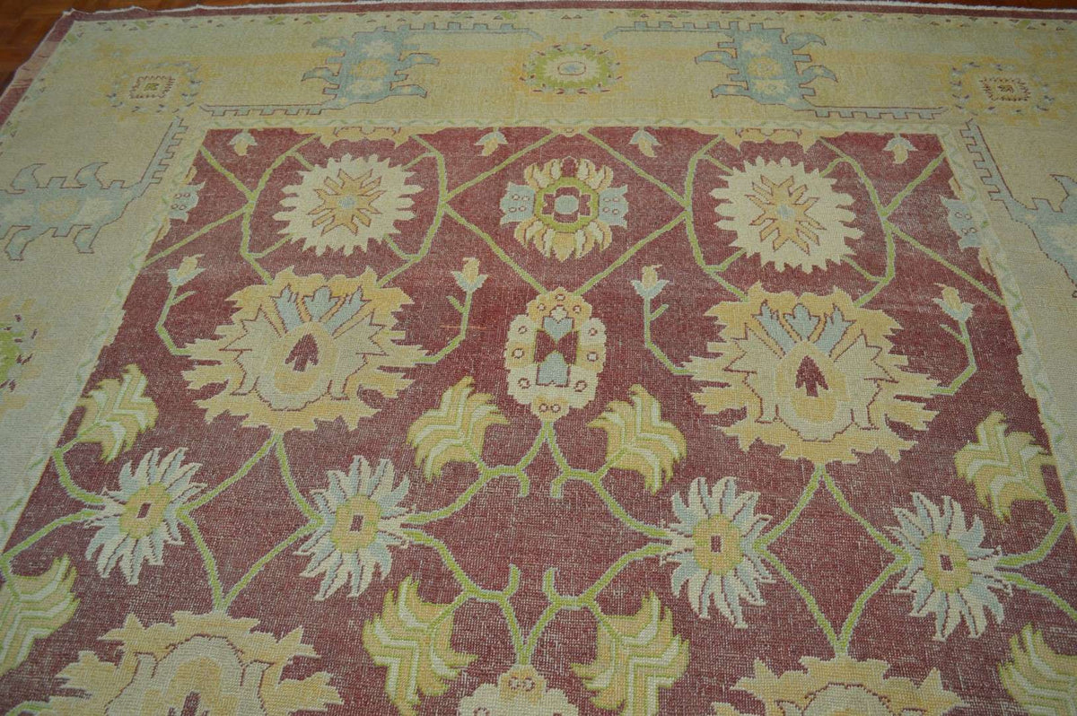 10' 6" x 13' 5" Turkish Oushak Rug image 4