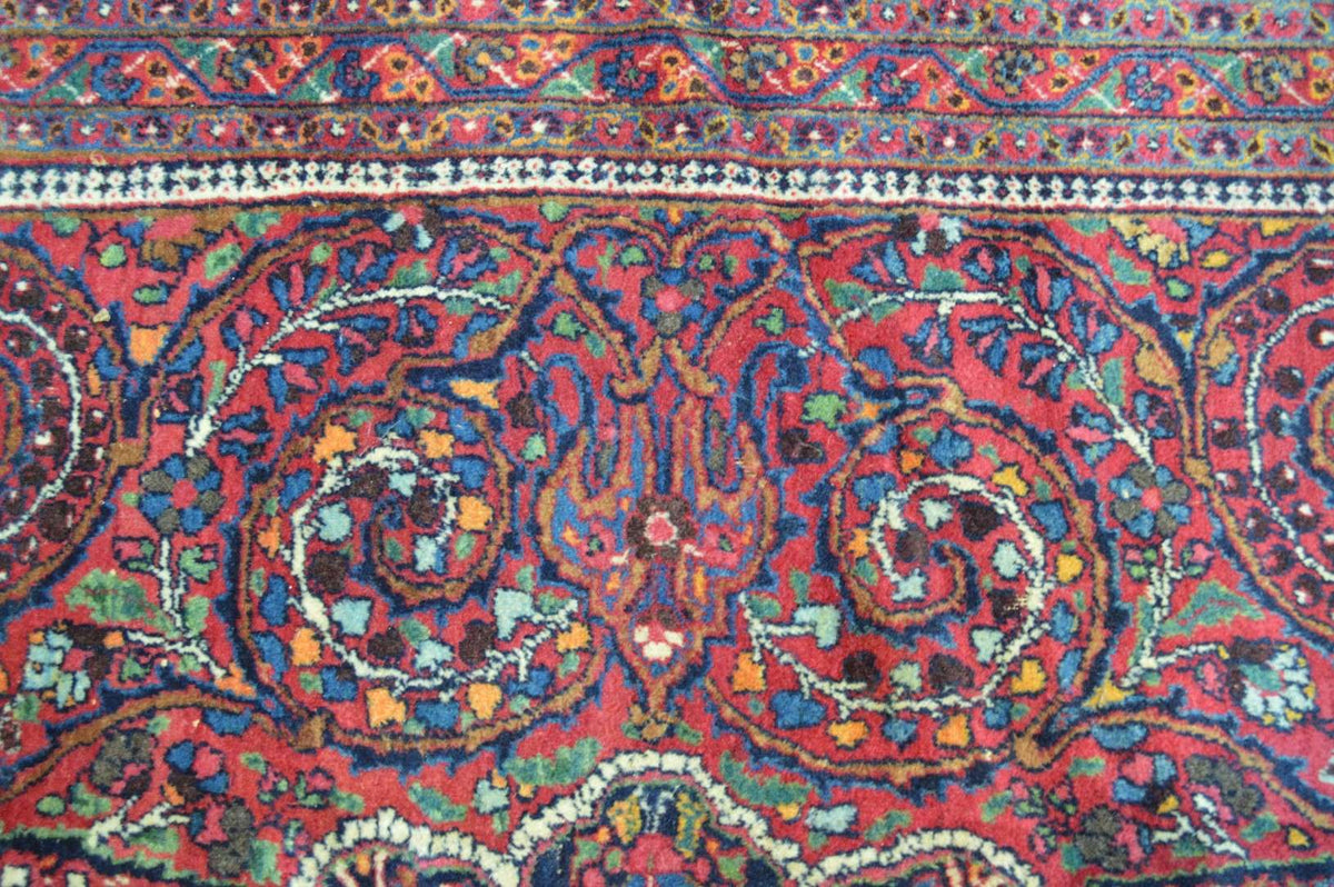 10' 1" x 13' 8" Persian Mashhad Rug image 6