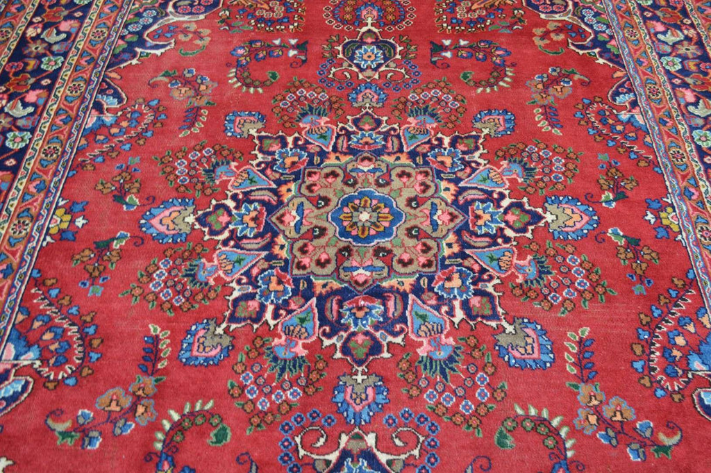 7' 8" x 11' 0" Persian Mashhad Rug image 5