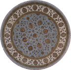 9' 3" x 9' 2" India Jaipur Round Rug image 0