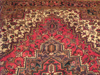 8' 0" x 10' 6" Persian Heriz Rug image 4