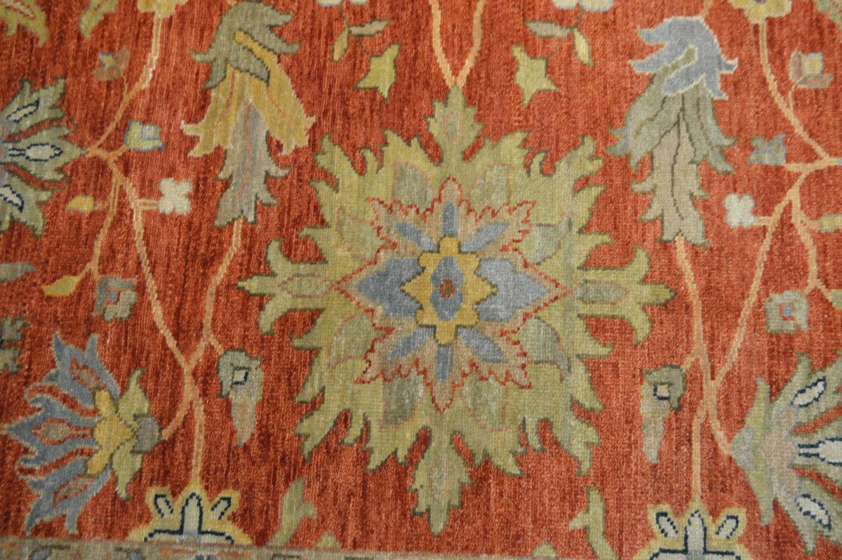 9' 0" x 11' 8" India Mahal Rug image 8