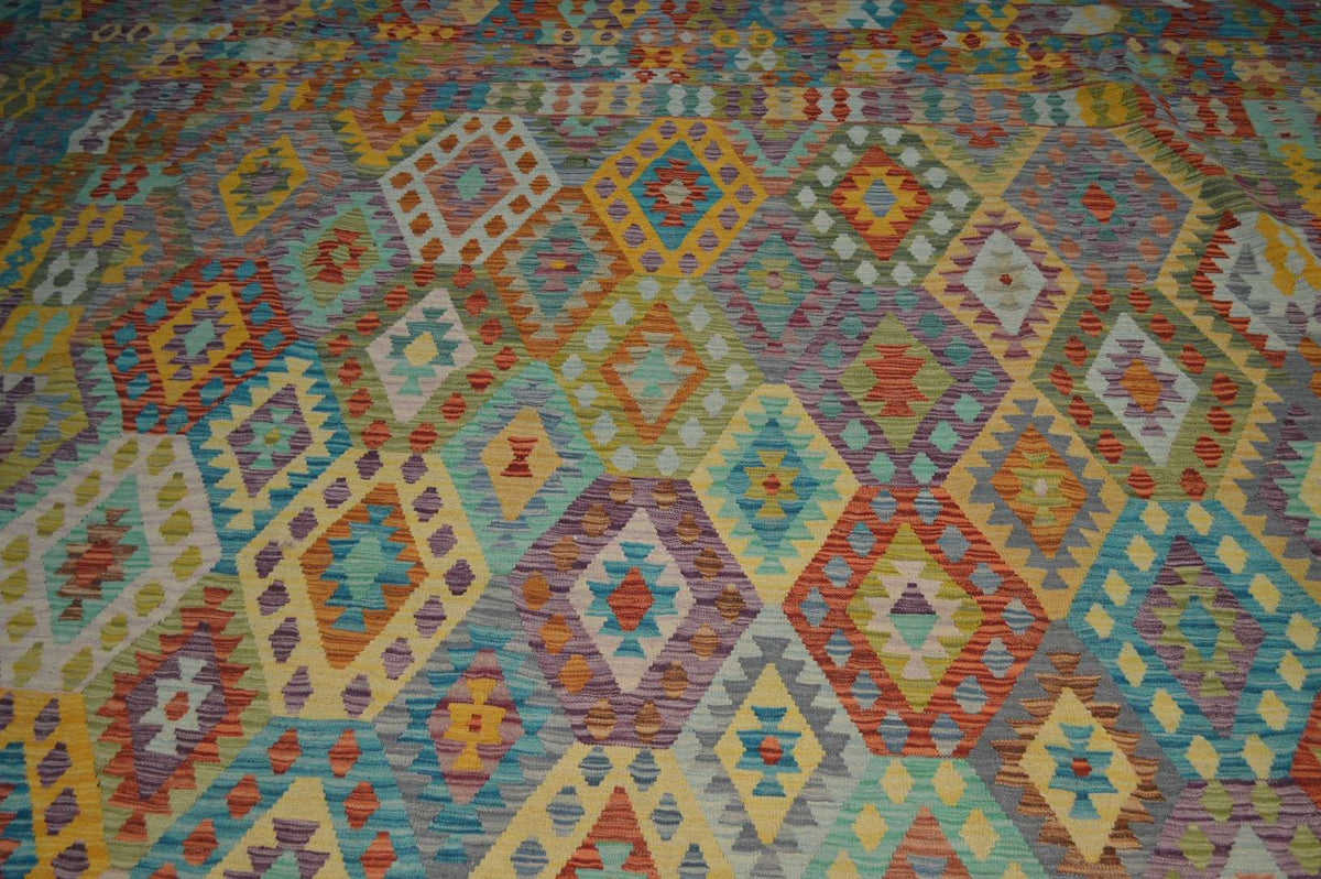 10' 3" x 16' 3" India Kilim Rug image 2