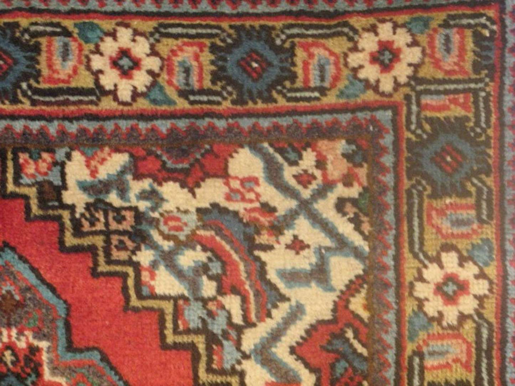 3' 4" x 12' 0" Vintage Tabriz Runner image 2