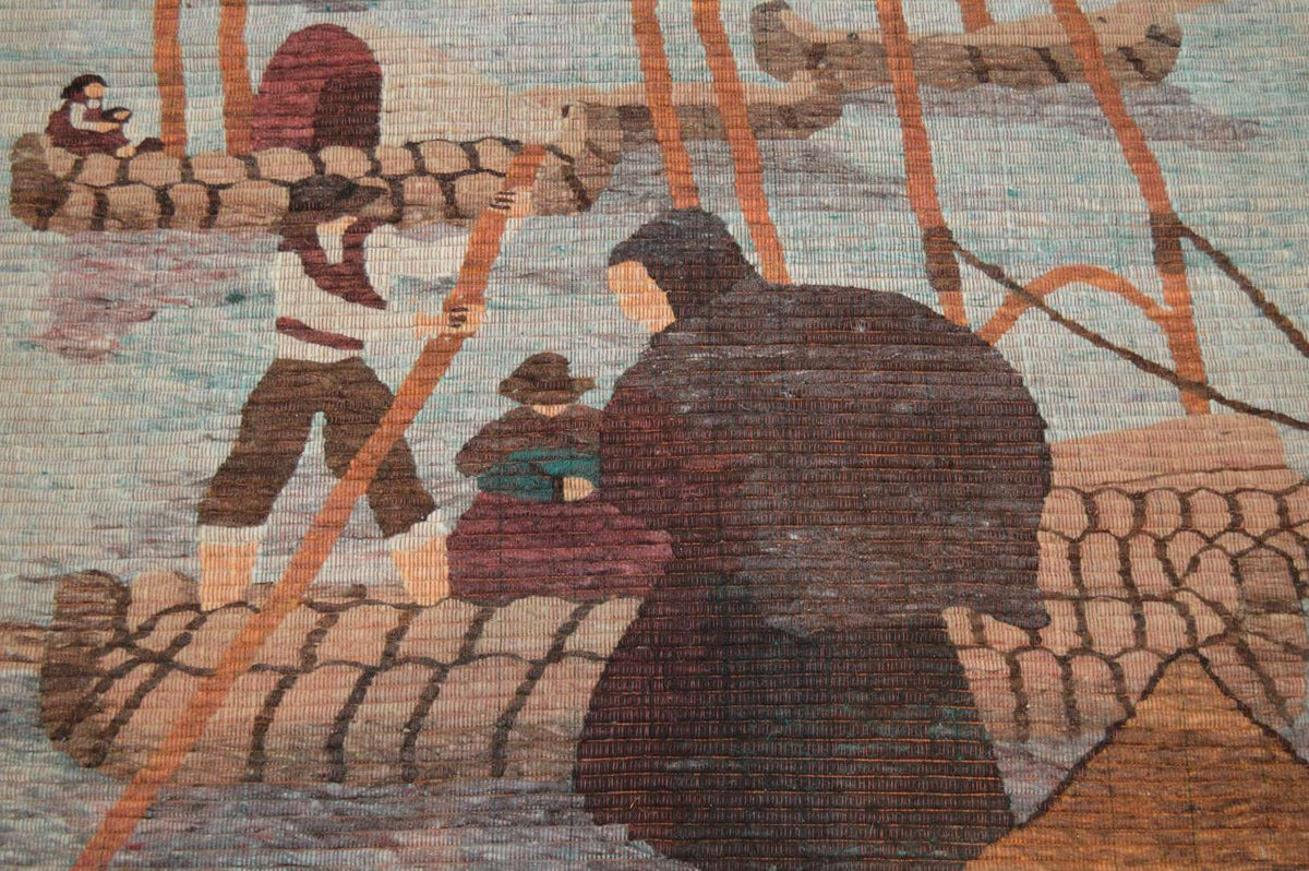 4' 2" x 4' 7" Spain Flatweave Rug image 3