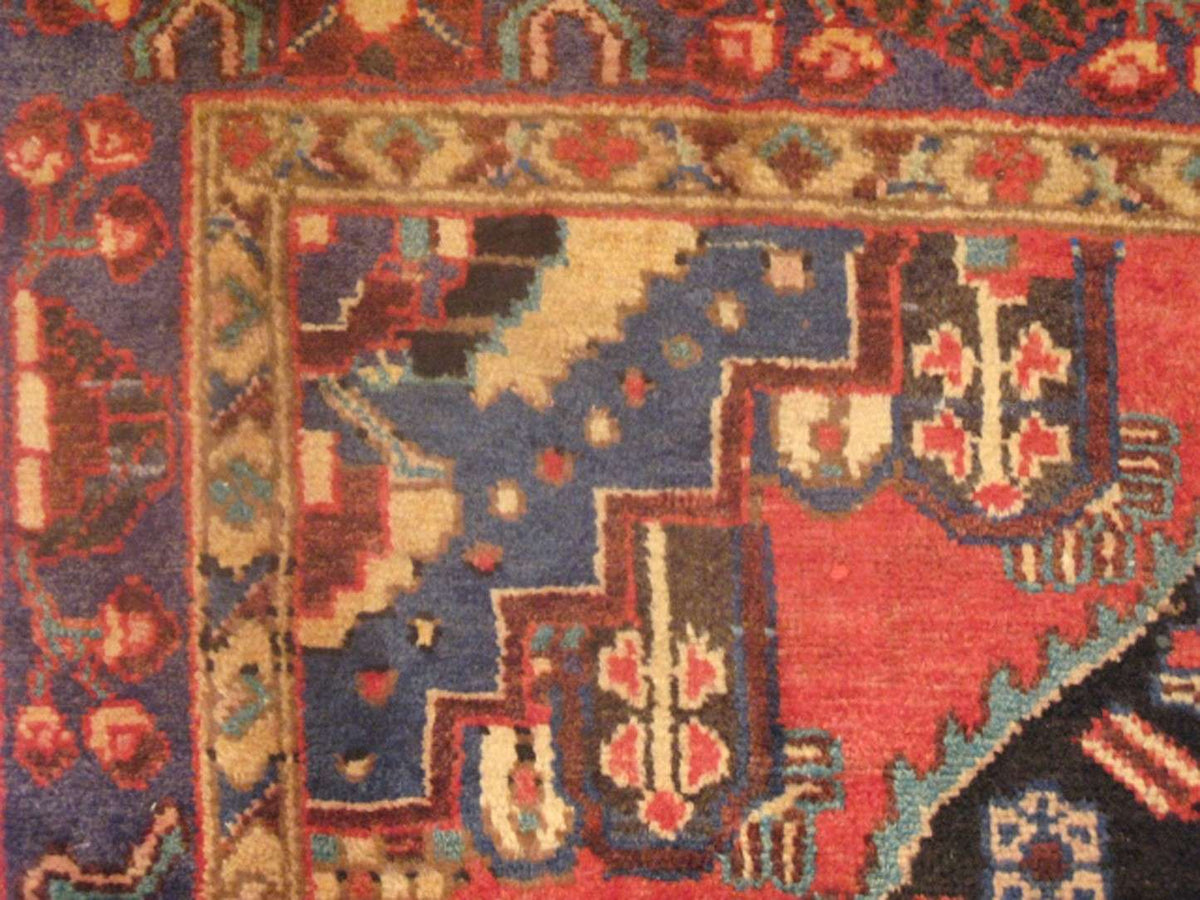 4' 0" x 9' 8" Persian Bakhtiari Runner image 4