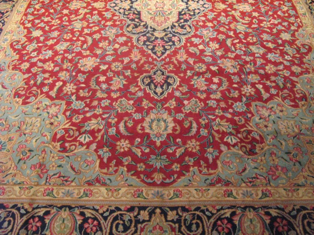 9' 1" x 13' 2" Persian Kerman Rug image 5
