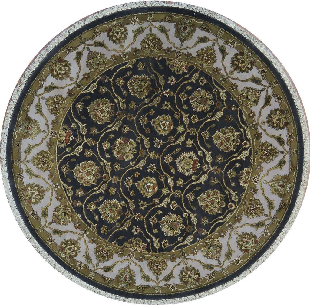 6' 3" x 6' 2" India Jaipur Round Rug image 0