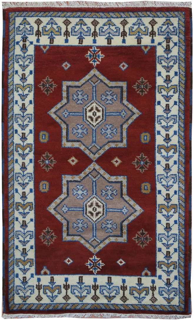 3' 0" x 5' 0" India Kazak Rug image 0