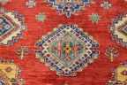 10' 8" x 14' 3" Pakistan Kazak Rug image 7