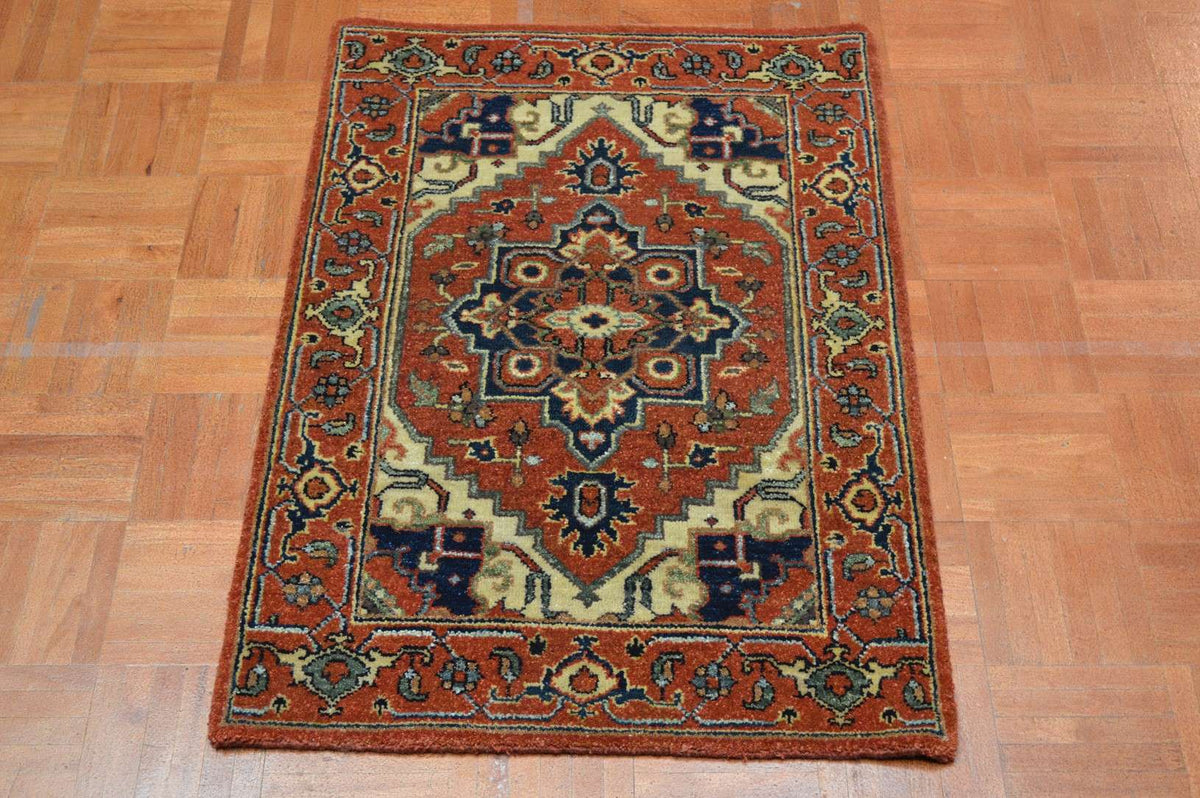 2' 0" x 3' 0" India Serapi Rug image 8