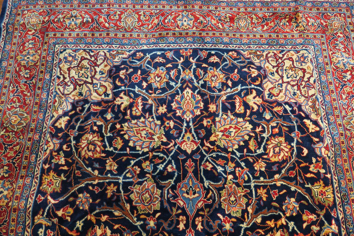 6' 4" x 10' 1" Persian Sarouk Rug image 10