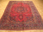 6' 7" x 9' 7" Persian Mashhad Rug image 5