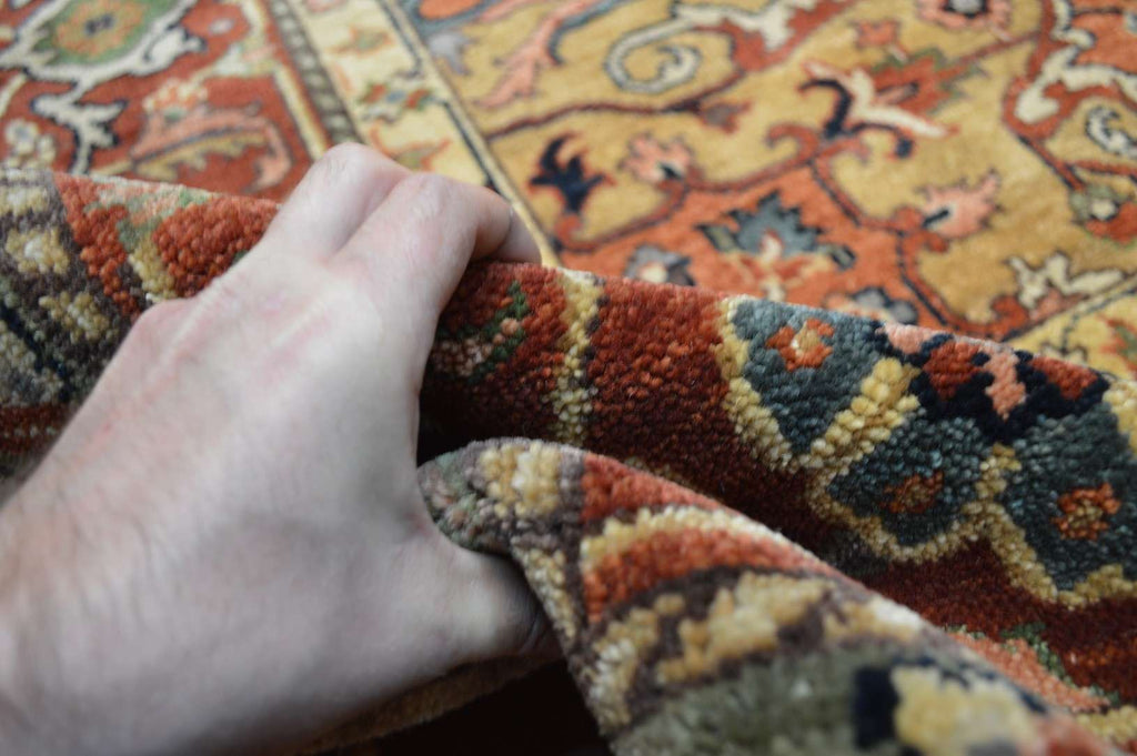 8' 0" x 10' 0" India Serapi Rug image 11